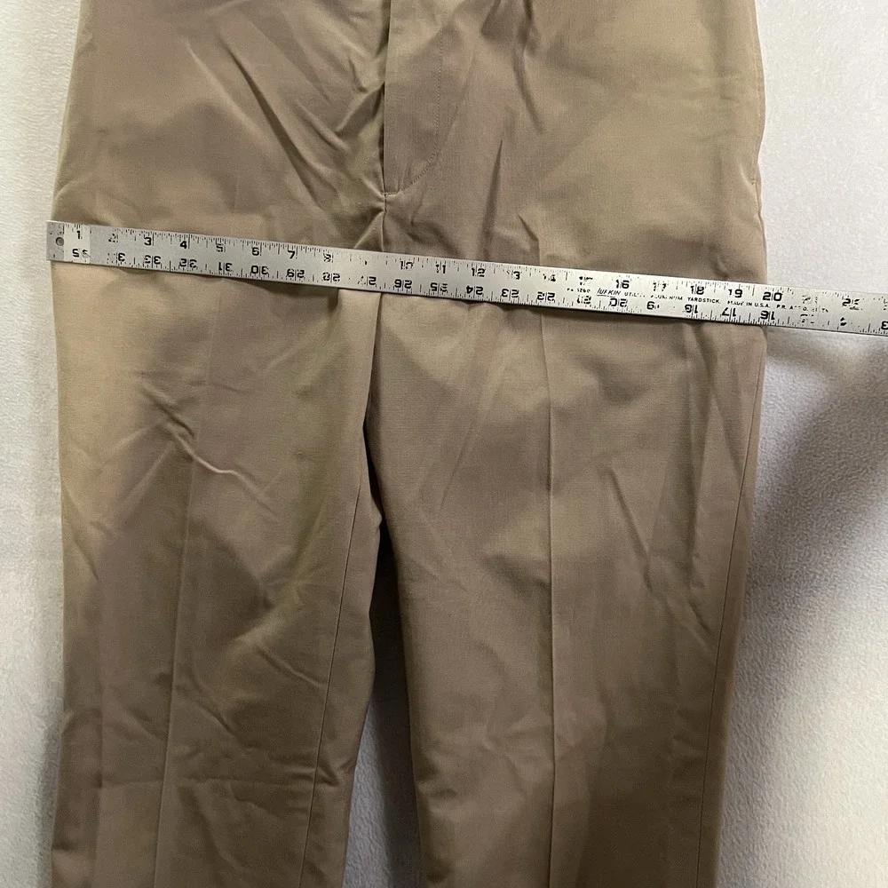 Flying Cross U.S. Navy Uniform Dress Pants Mens 34 Khaki Flat Front Made in USA